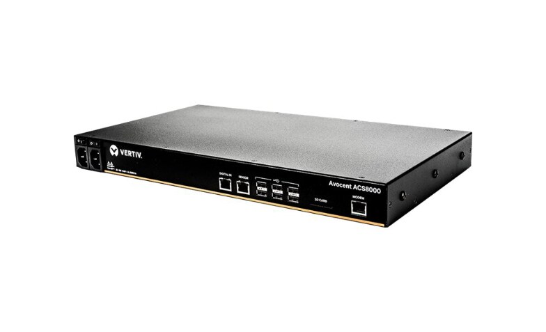 Vertiv Avocent Acs8000 Serial Console 48 Port Server Modem Dual Ac Acs8048mdac 400 Server Management Cdw Com