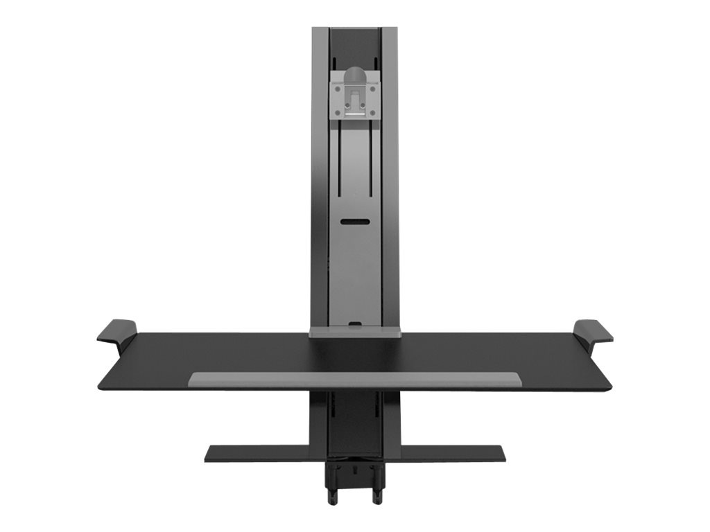 Humanscale QuickStand mounting kit - for LCD display / keyboard / mouse - black with gray trim