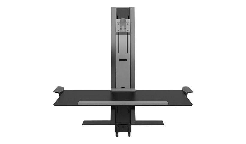Humanscale QuickStand mounting kit - for LCD display / keyboard / mouse - black with gray trim