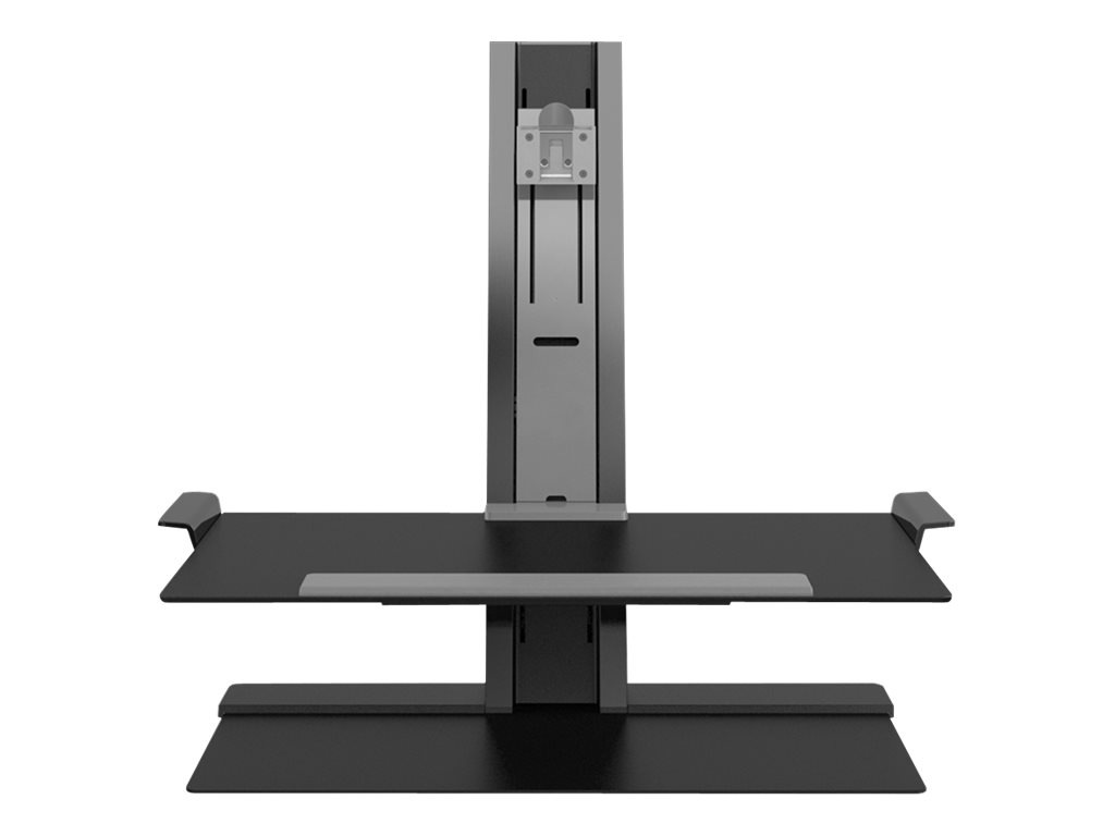 Humanscale QuickStand mounting kit - for LCD display / keyboard / mouse - black with gray trim
