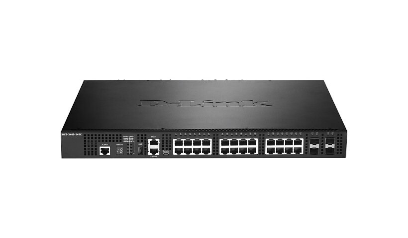 D-Link DXS 3400-24TC - switch - 24 ports - managed - rack-mountable