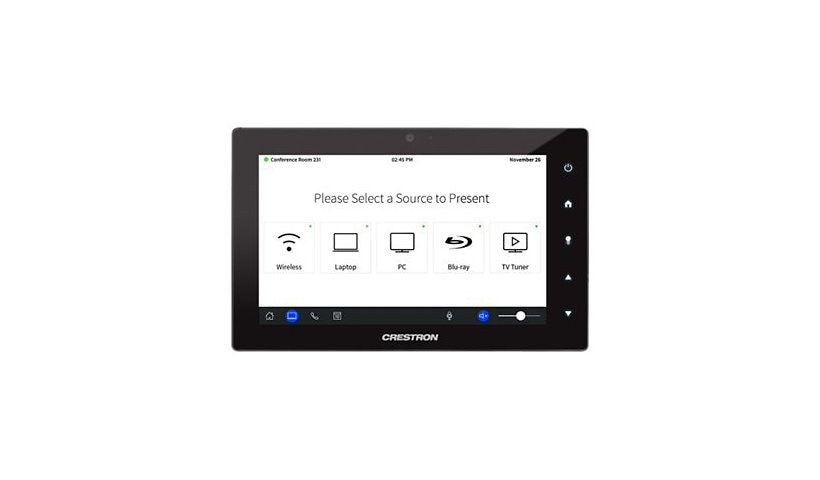 Crestron Touch Screen TSW-760-B-S - control panel - Customer Specific
