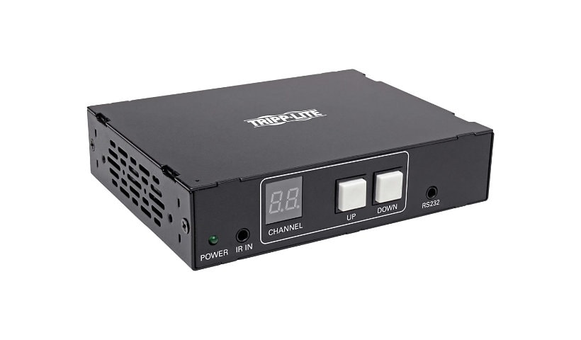 Tripp Lite HDMI A/V w RS-232 Serial, IR Control over IP Receiver 1080p 60hz - video/audio/infrared/serial extender -