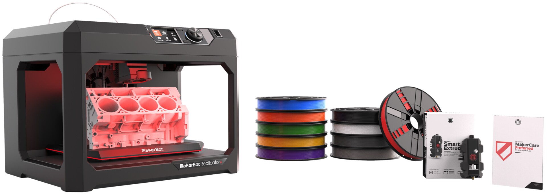 MakerBot Essentials Pack - MakerBot Replicator+, Smart Extruder+ - 3D printer
