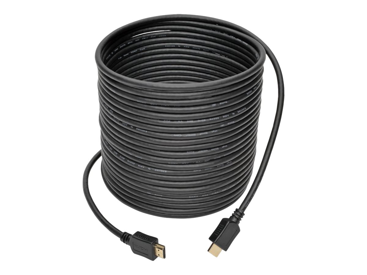 Tripp Lite 1080P HDMI to HDMI 100-ft Black in the HDMI Cables department at