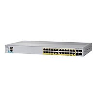 Cisco Catalyst 2960L-24PS-LL - switch - 24 ports - managed - rack-mountable