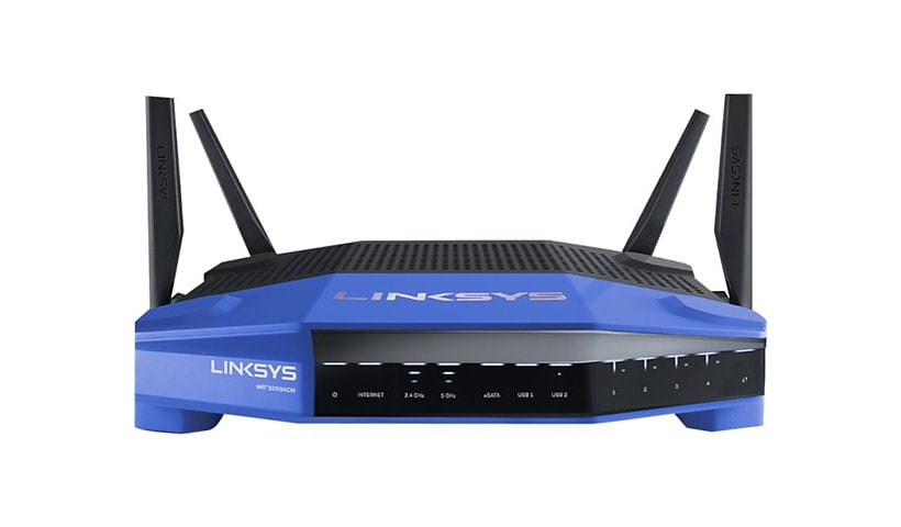Linksys WRT3200ACM - wireless router - Wi-Fi 5 - Wi-Fi 5 - desktop