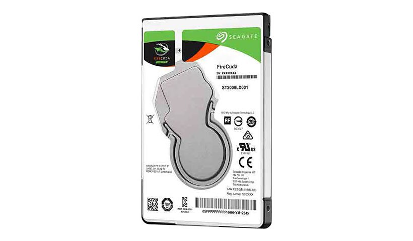 Seagate FireCuda ST1000LX015 - hybrid hard drive - 1 TB - SATA 6Gb/s