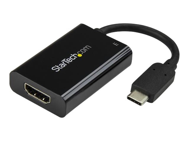 StarTech.com USB C to HDMI 2.0 Adapter 4K 60Hz - Power Delivery Passthrough