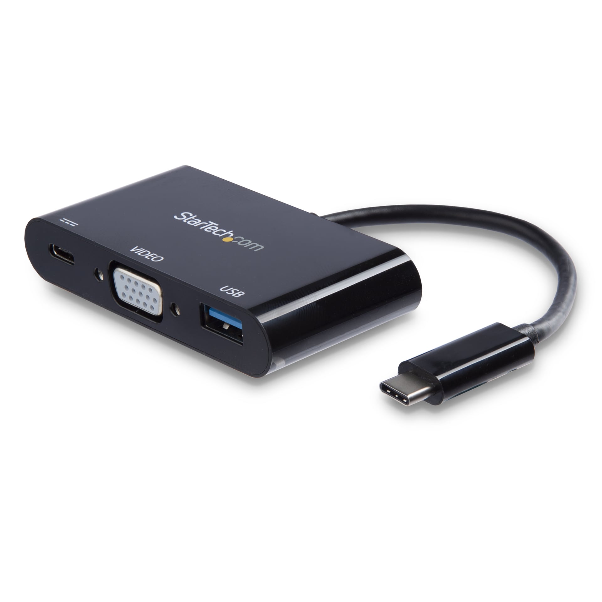 StarTech.com USB-C VGA Multiport Adapter - USB-A Port - with Power Delivery
