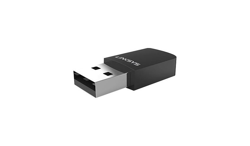 Linksys Next-Gen AC MU-MIMO USB Adapter - network adapter - USB 2.0