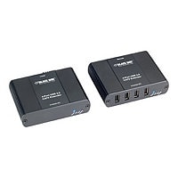Black Box USB 2.0 over CAT5 Extender, 100meter, 480mbps, 4-Port