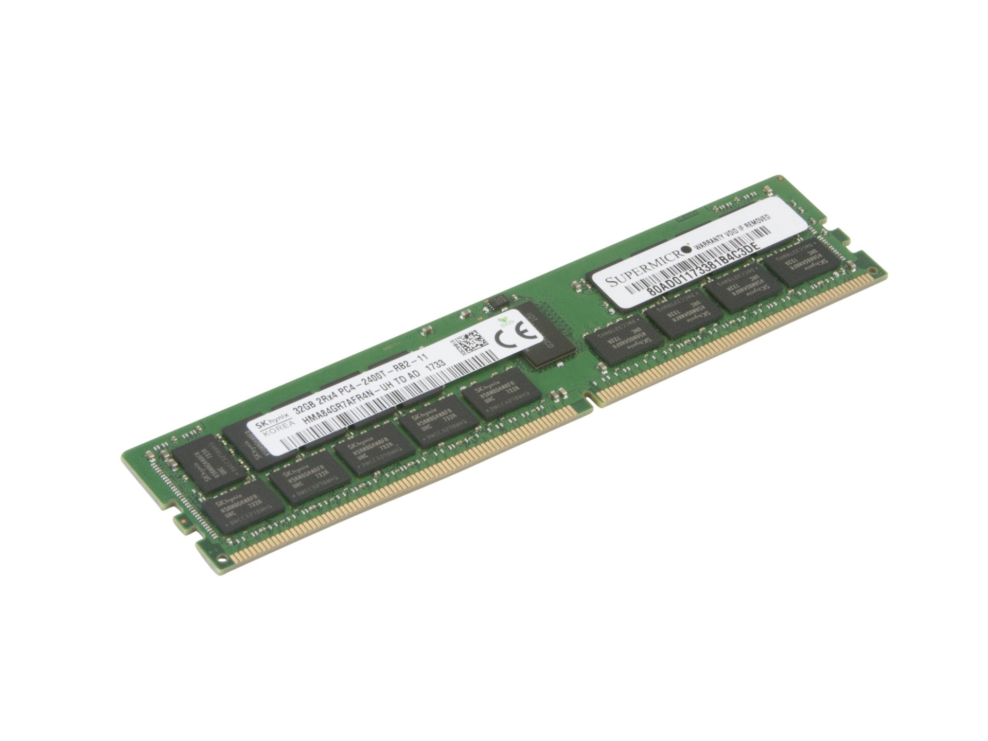 Hynix - DDR4 - module - 32 GB - DIMM 288-pin - 2400 MHz / PC4-19200 - regis