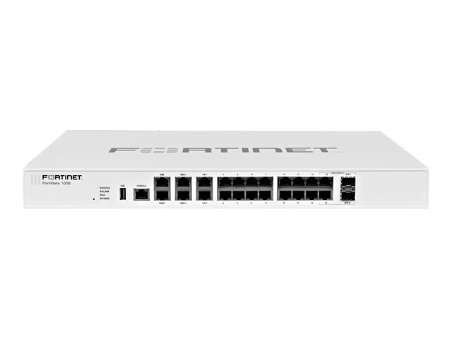 Fortinet FortiGate 100E - security appliance - with 1 year FortiCare 24X7 Service + 1 year FortiGuard Enterprise