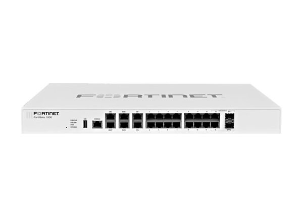 Fortinet FortiGate 100E - security appliance - with 1 year FortiCare 24X7 Service + 1 year FortiGuard Enterprise
