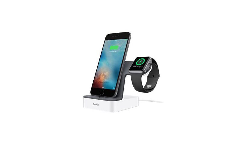 Belkin PowerHouse charging stand + AC power adapter - Lightning, magnetic