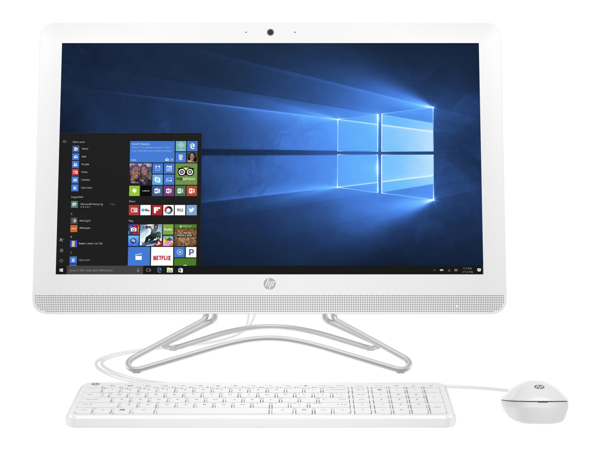 HP 24-g010 - all-in-one - A8 7410 2.2 GHz - 4 GB - 1 TB - LED 23.8" - US