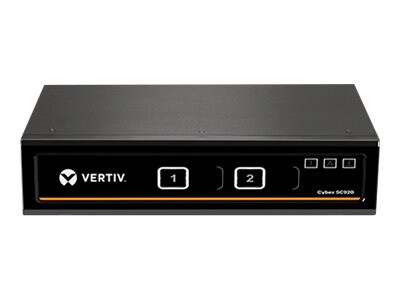 Vertiv Cybex SC900 Secure Desktop KVM Switch | 2 Port Dual-Head| HDMI | TAA