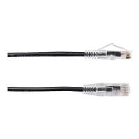 Black Box 2ft Slim-Net CAT6A Black 28AWG 250Mhz UTP Snagless Patch Cable 2'