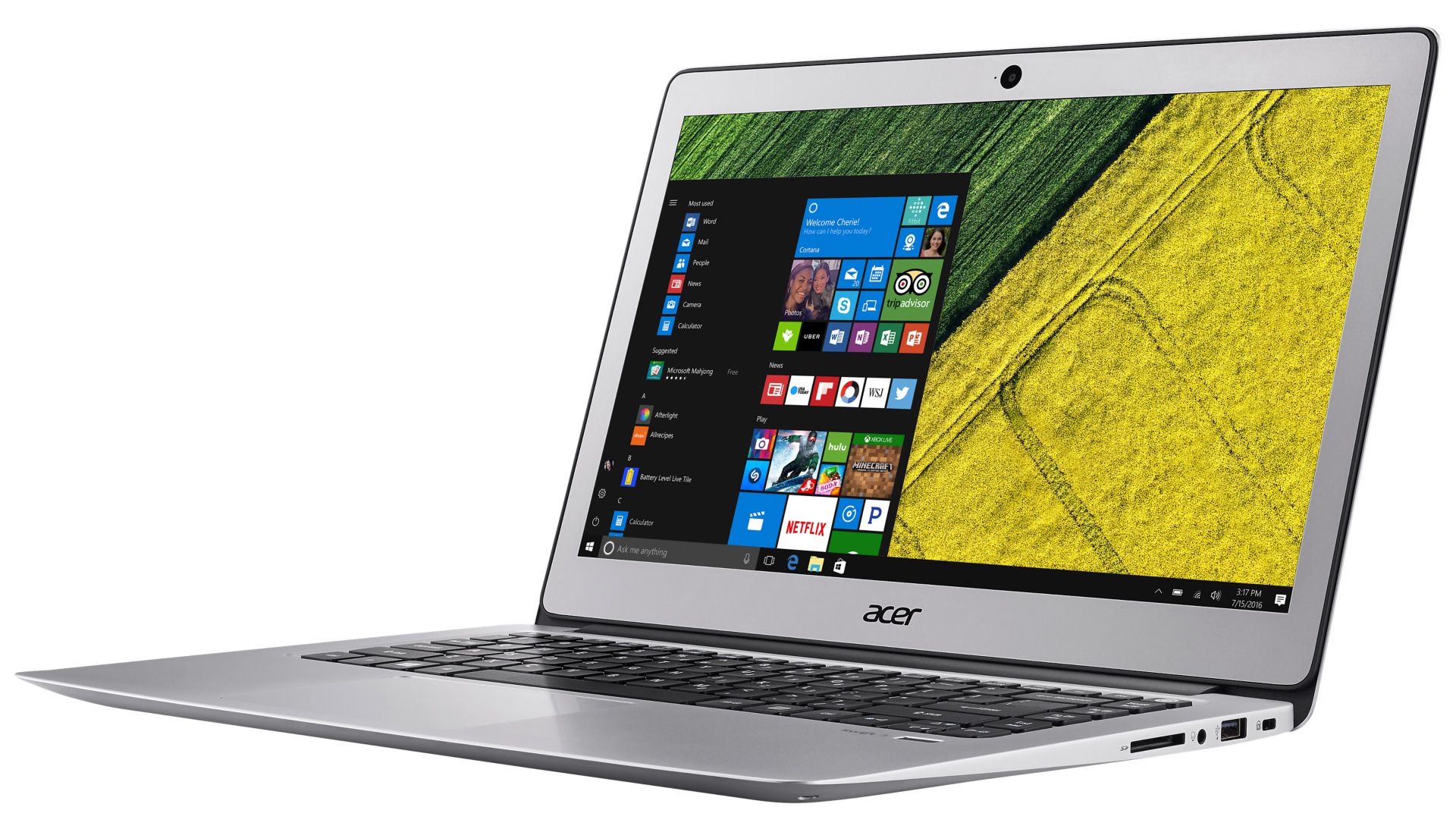 Acer Swift 3 SF314-51-71UU - 14" - Core i7 7500U - 8 GB RAM - 512 GB SSD - US International