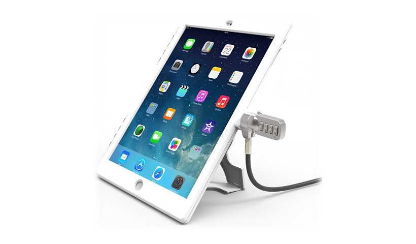 Compulocks iPad 9.7" Security Plastic Case Combination Cable Lock Clear - p