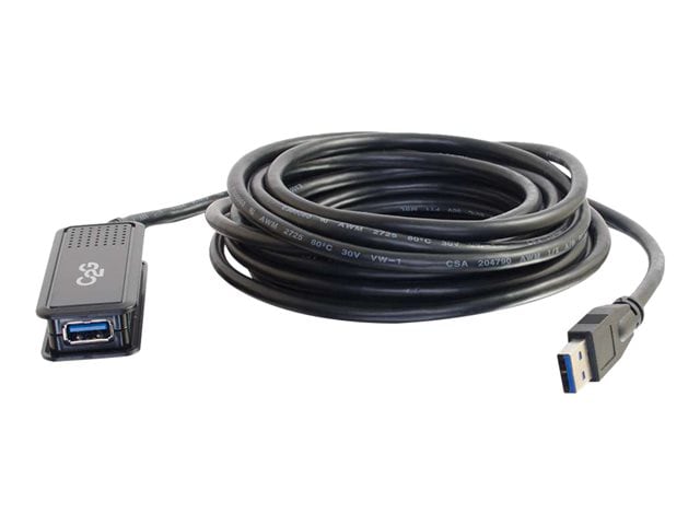 C2G 16.4ft USB Active Cable - USB A to USB A 3.0 - M/F - 39939 - Cables - CDW.com