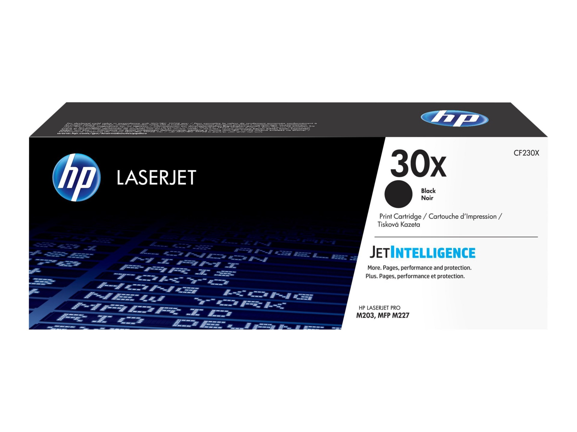 Thumbnail 2 of 23 for HP 30X (CF230X) Original High Yield Laser Toner Cartridge - Single Pack - Black - 1 Each
