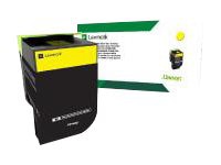 Lexmark 70C0HYG - High Yield - yellow - original - toner cartridge - LRP, government GSA - TAA Compliant