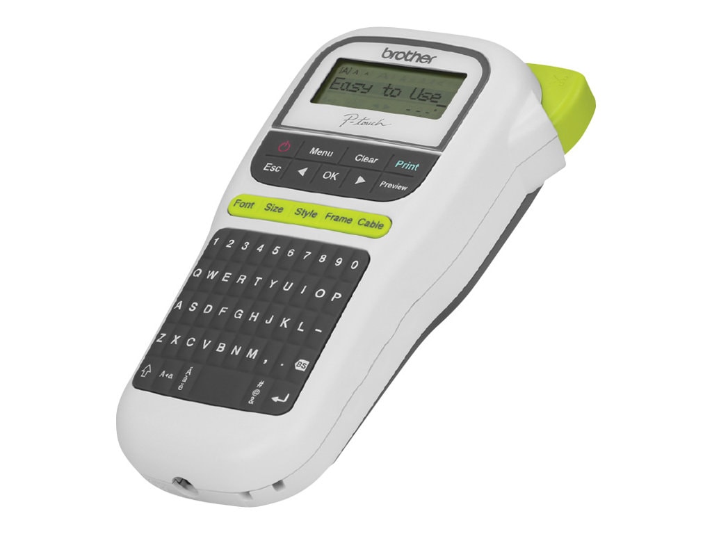  Brother P-Touch PT-H100 Handheld Label Maker - Thermal Transfer  - Monochrome : Office Products