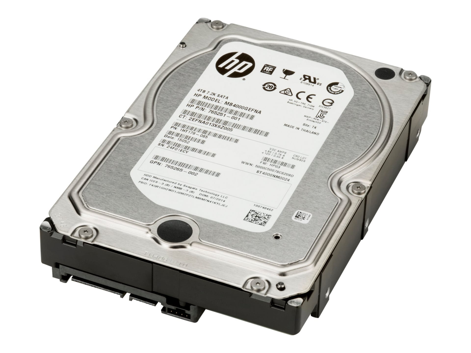 HP 4 TB Hard Drive - 3.5" Internal - SATA