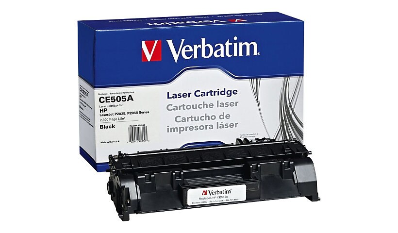 Verbatim - black - toner cartridge (alternative for: HP CE505A)