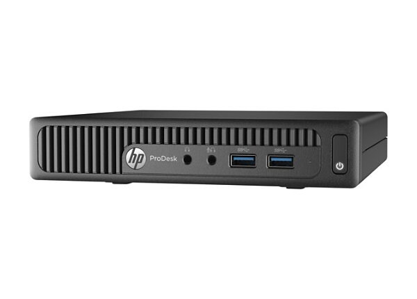HP ProDesk 400 G2 - mini desktop - Core i3 6300T 3.3 GHz - 8 GB - 128 GB