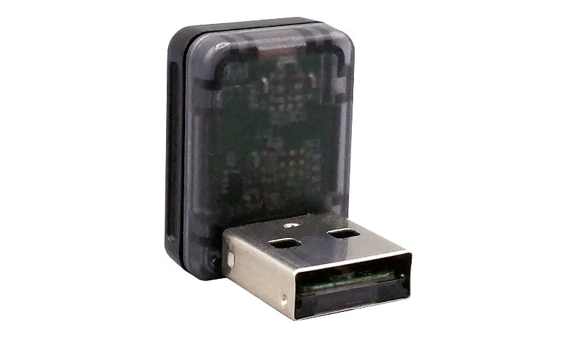 rf IDEAS WAVE ID Nano Keystroke HID iCLASS Vertical Nano Black Vertical Reader - SMART card reader - USB