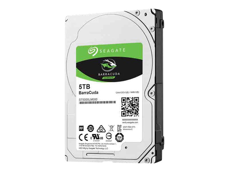 Seagate Guardian BarraCuda ST5000LM000 - hard drive - 5 TB - SATA 6Gb/s