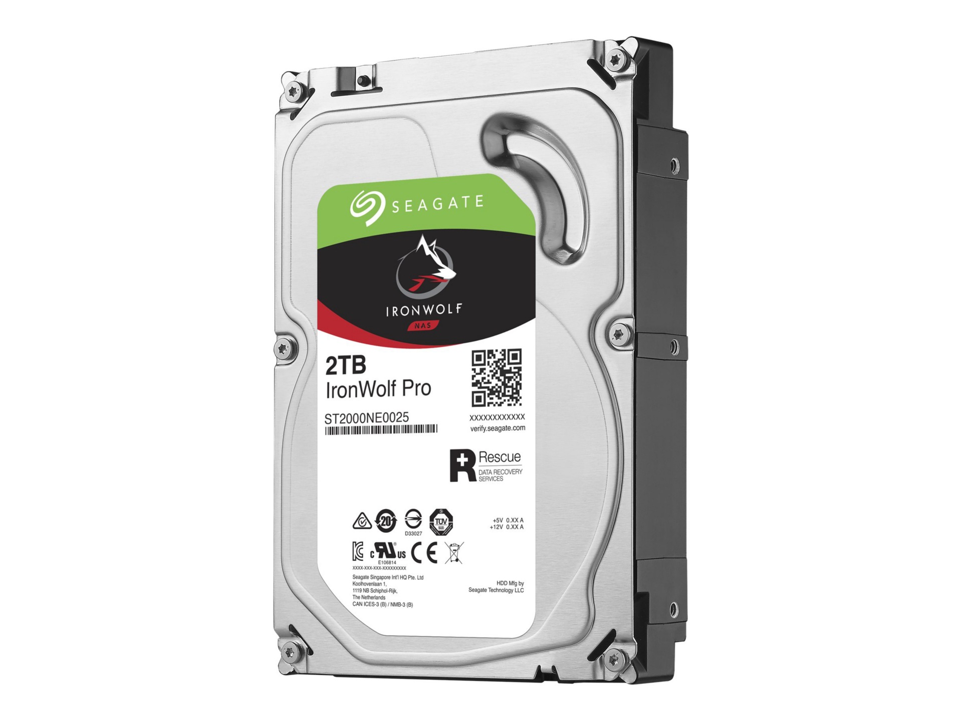 Seagate IronWolf Pro ST2000NE0025 - hard drive - 2 TB - SATA 6Gb/s