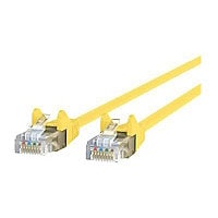 Belkin Cat6 15ft Yellow Ethernet Patch Cable, UTP, 24 AWG, Snagless, Molded, RJ45, M/M, 15'