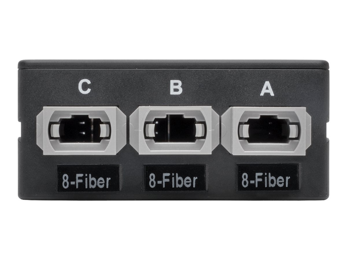 Thumbnail 3 of 9 for Eaton Tripp Lite Series 40GB -10GB Breakout Cassette x3 8-Fiber OM4 MTP/MPO to 12 LC Dup - fiber optic cassette