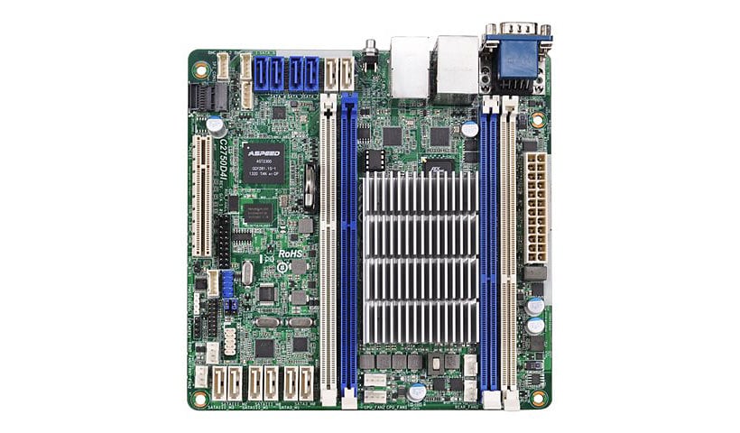 ASRock Rack C2750D4I - motherboard - mini ITX - Intel Atom C2750
