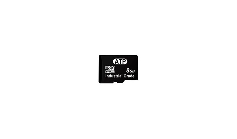 ATP Industrial Grade - flash memory card - 8 GB - microSDHC