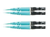 Panduit Opti-Core patch cable - 3 m - aqua