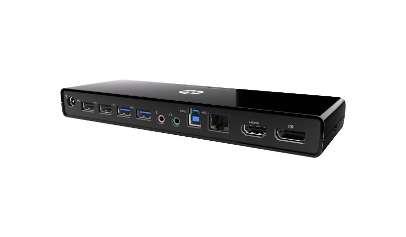 HP 3005pr USB3 Port Replicator - docking station - USB - HDMI, DP - GigE