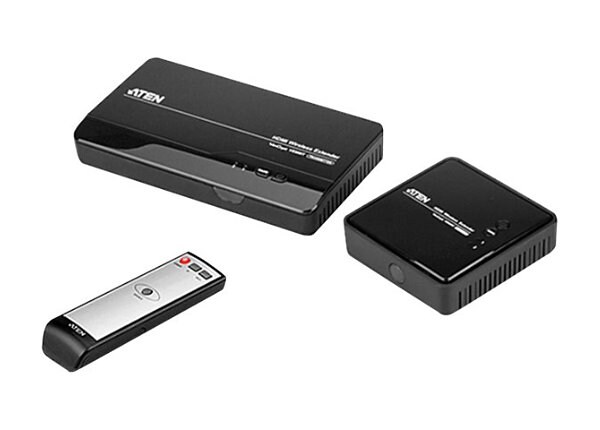 ATEN VE809 HDMI Wireless Extender (transmitter and receiver) - video/audio extender - HDMI