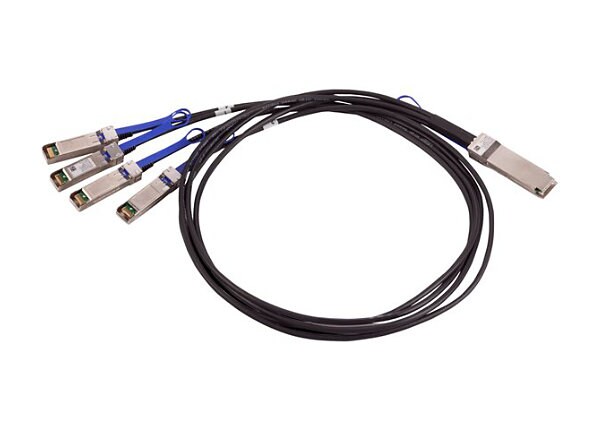 Mellanox Hybrid Passive Copper - 100GBase direct attach cable - 16.4 ft - black