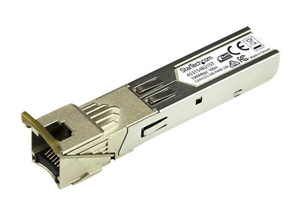 StarTech.com Gigabit RJ45 Copper SFP Transceiver - HP 453154-B21 Compatible