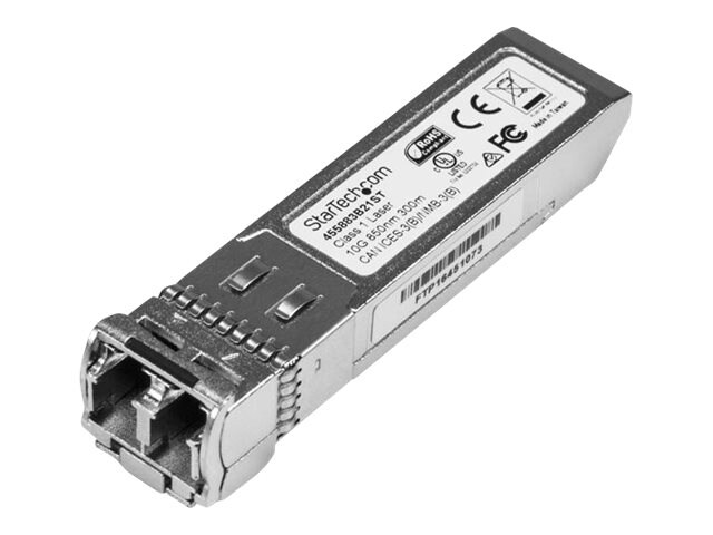 StarTech.com HPE 455883-B21 Compatible SFP+ Module - 10GBASE-SR - 10GE Gigabit Ethernet SFP+ 10GbE Multi Mode Fiber