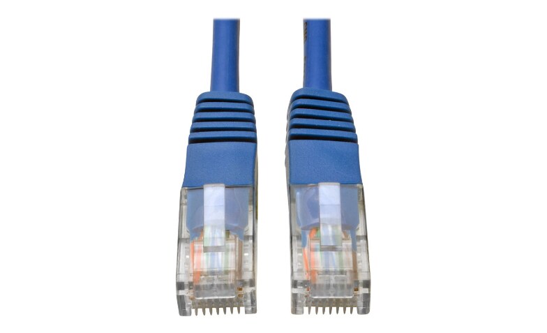 CAT5e 350 MHz Molded Patch Cable, 10 ft, Blue
