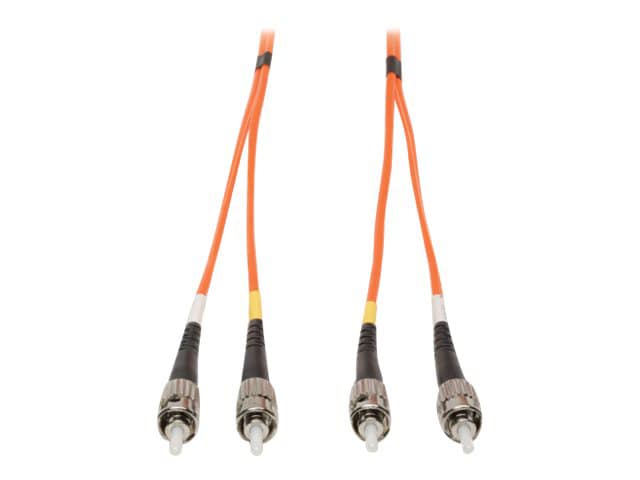 Eaton Tripp Lite Series Duplex Multimode 62.5/125 Fiber Patch Cable (ST/ST), 10M (33 ft.) - patch cable - 10 m - orange