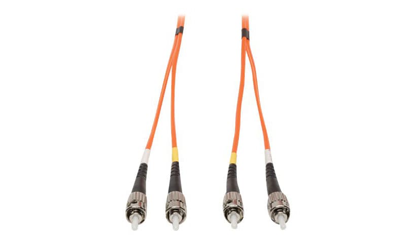 Eaton Tripp Lite Series Duplex Multimode 62.5/125 Fiber Patch Cable (ST/ST), 10M (33 ft.) - patch cable - 10 m - orange