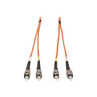 Eaton Tripp Lite Series Duplex Multimode 62.5/125 Fiber Patch Cable (ST/ST), 10M (33 ft.) - patch cable - 10 m - orange