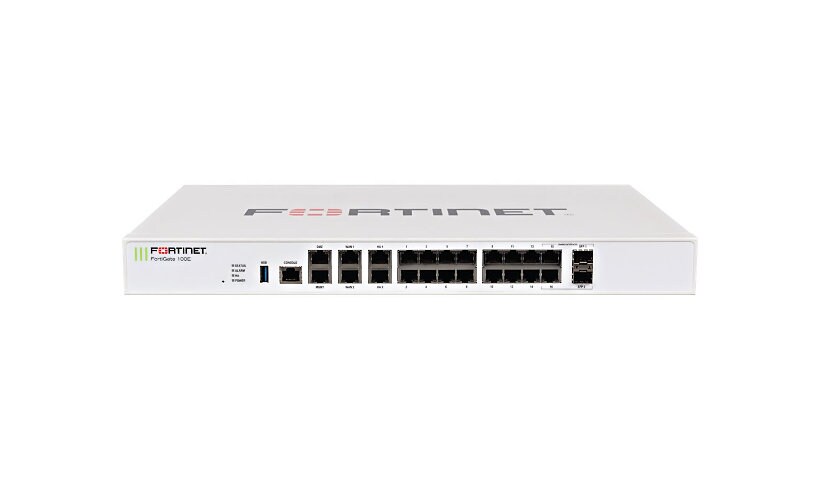 Fortinet FortiGate 101E - UTM Bundle - security appliance - with 3 years Fo